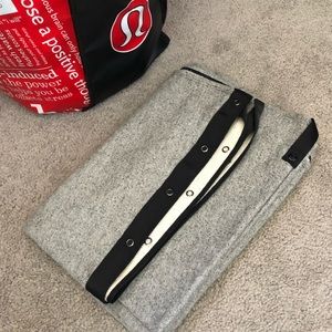 Lululemon cotton sweatshirt fabric vinyasa scarf